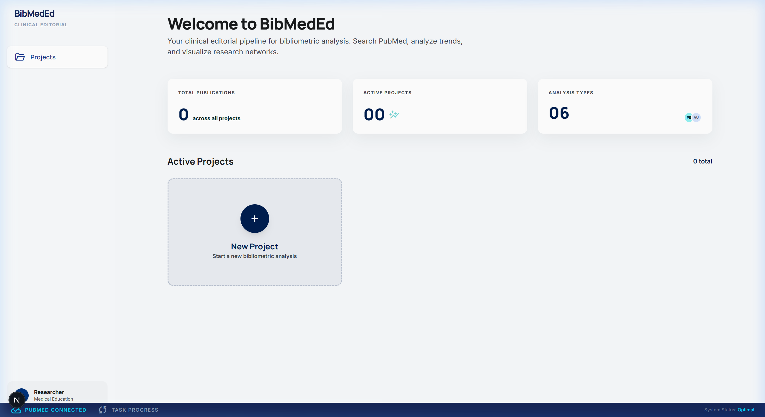 BibMedEd Dashboard